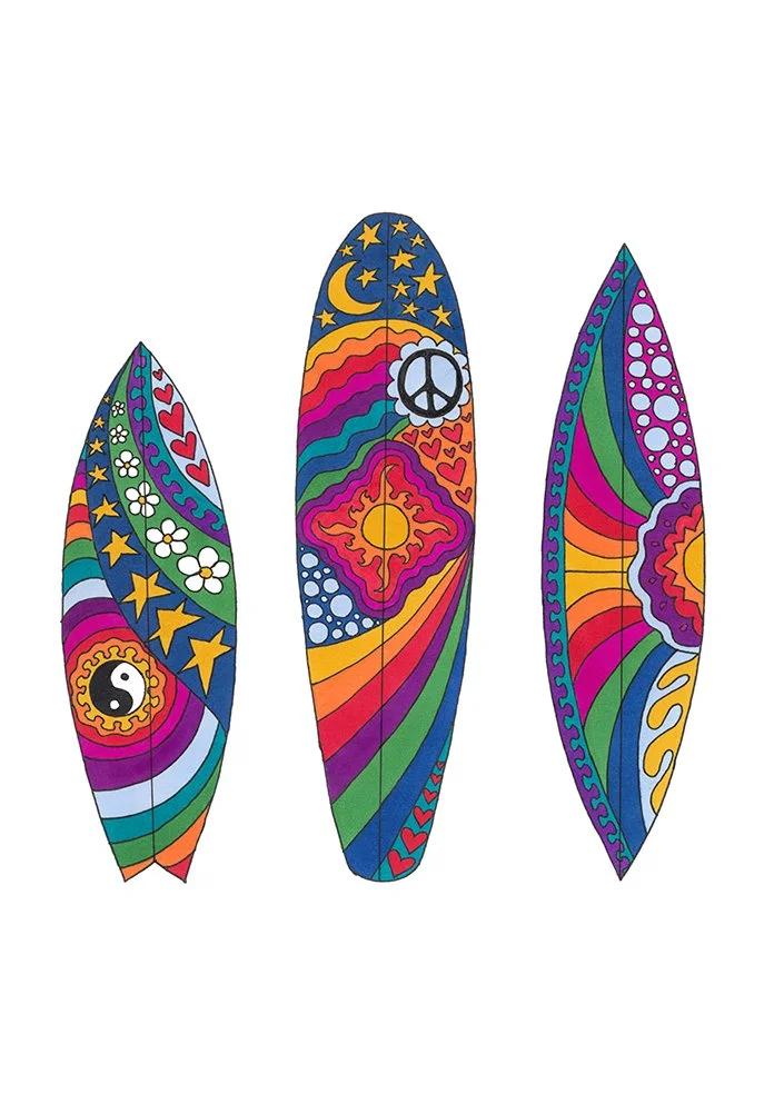 Psychedelic Surfboards