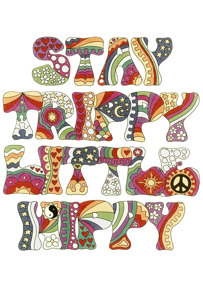 Clothing Vintage Stay Trippy Little Hippy