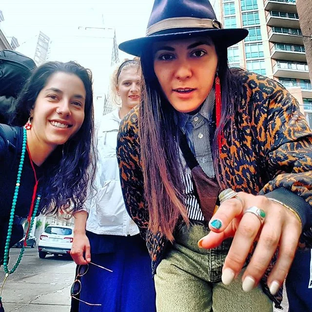 Flashback to a moment between a moment. When the sisters met in #toronto ❤