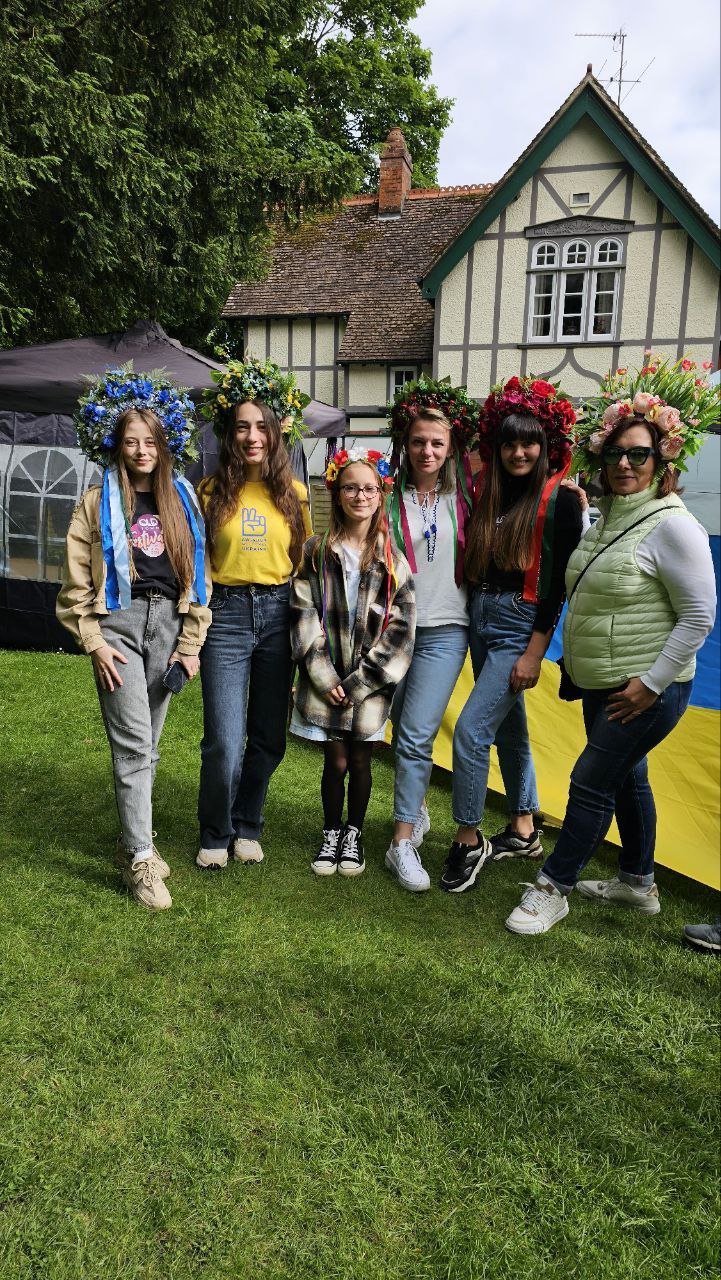 Old Town Festival 2024 - volunteers from the Ukrainian community in Swindon