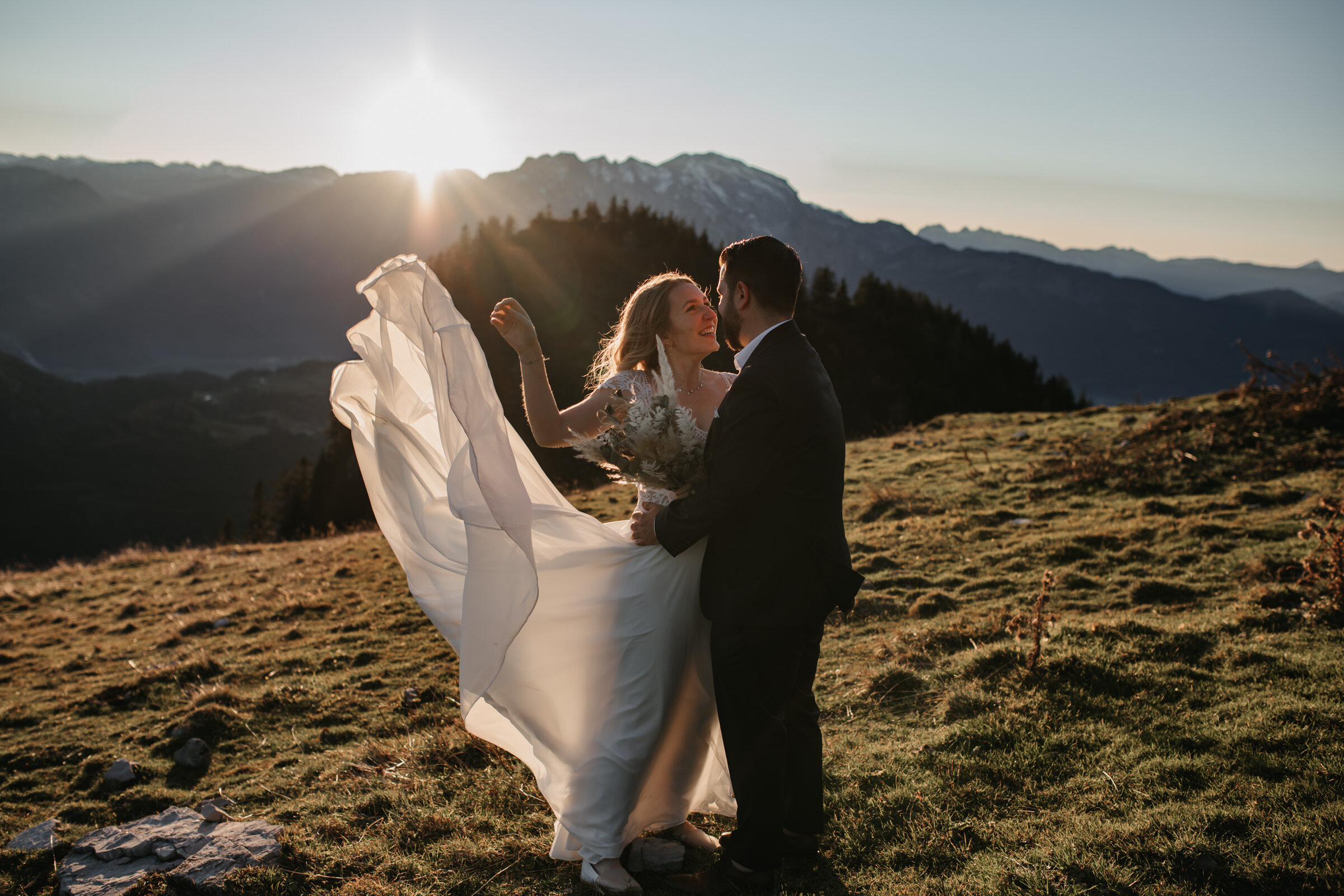 After Wedding Shooting Salzburg in den Bergen