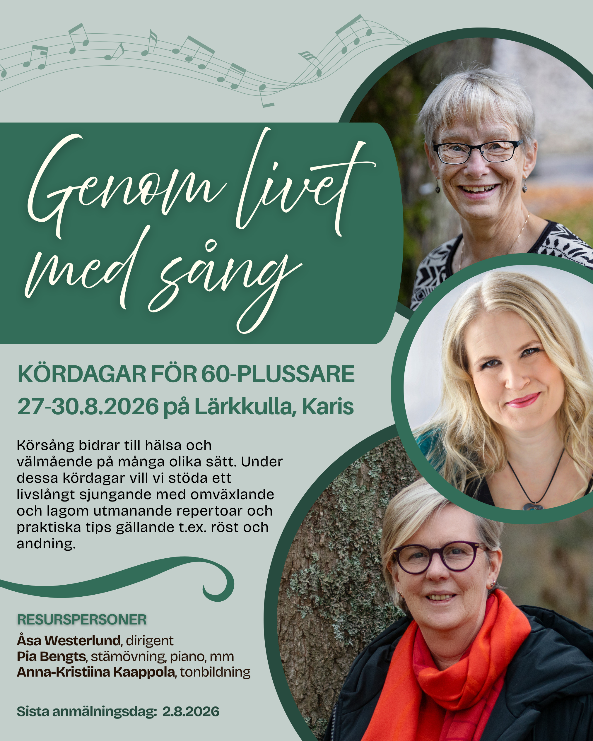 Genom livet med sång - Kördagar för 60-plussare