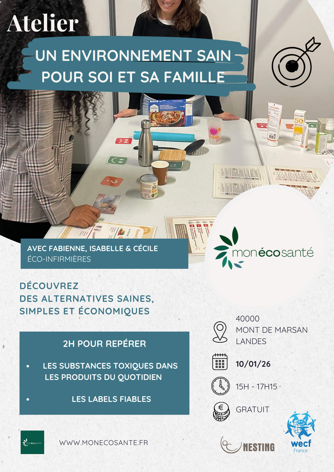 COMPLET  Atelier Un environnement sain pour soi &amp; sa famille