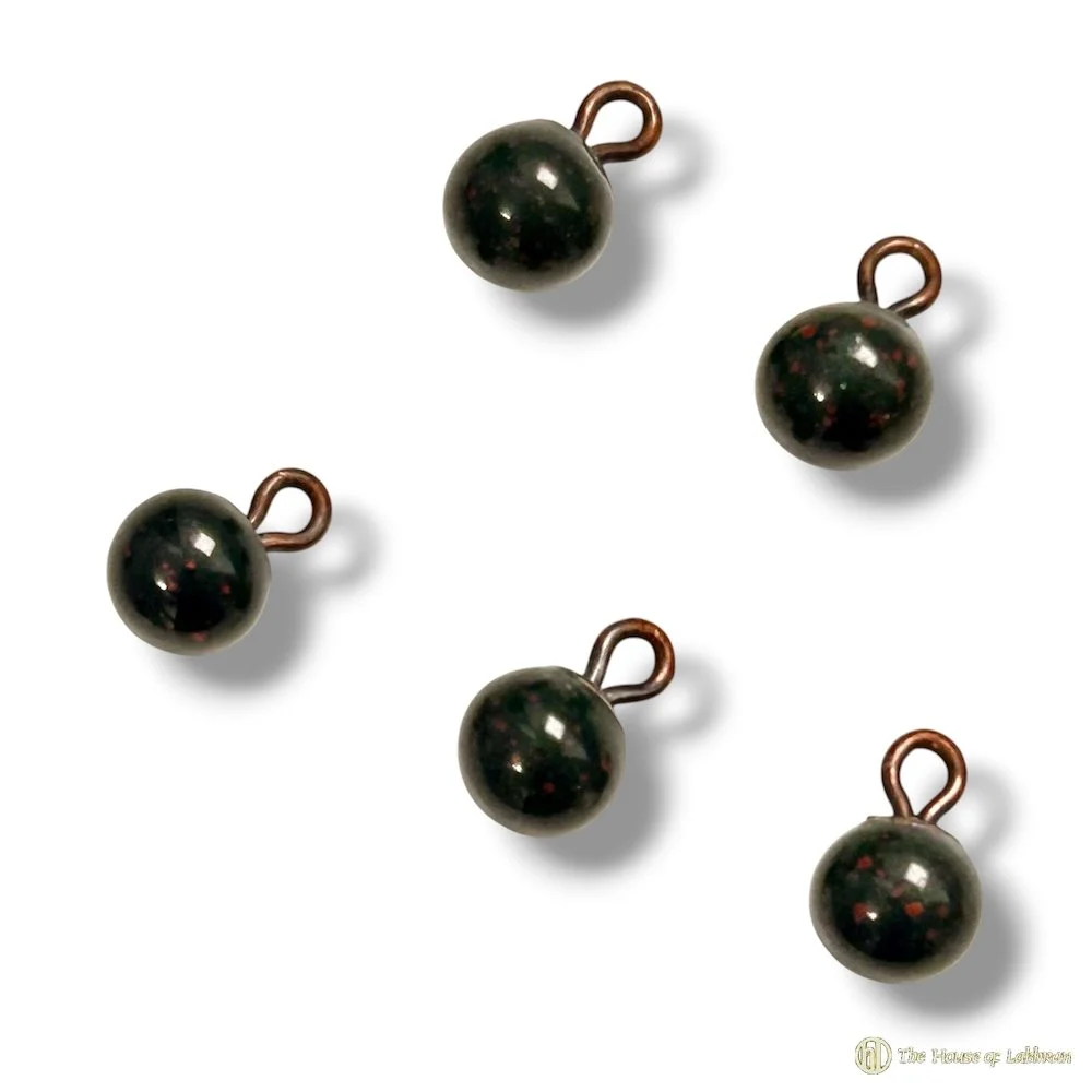 Antique Scottish Agate Bloodstone Buttons. .jpg