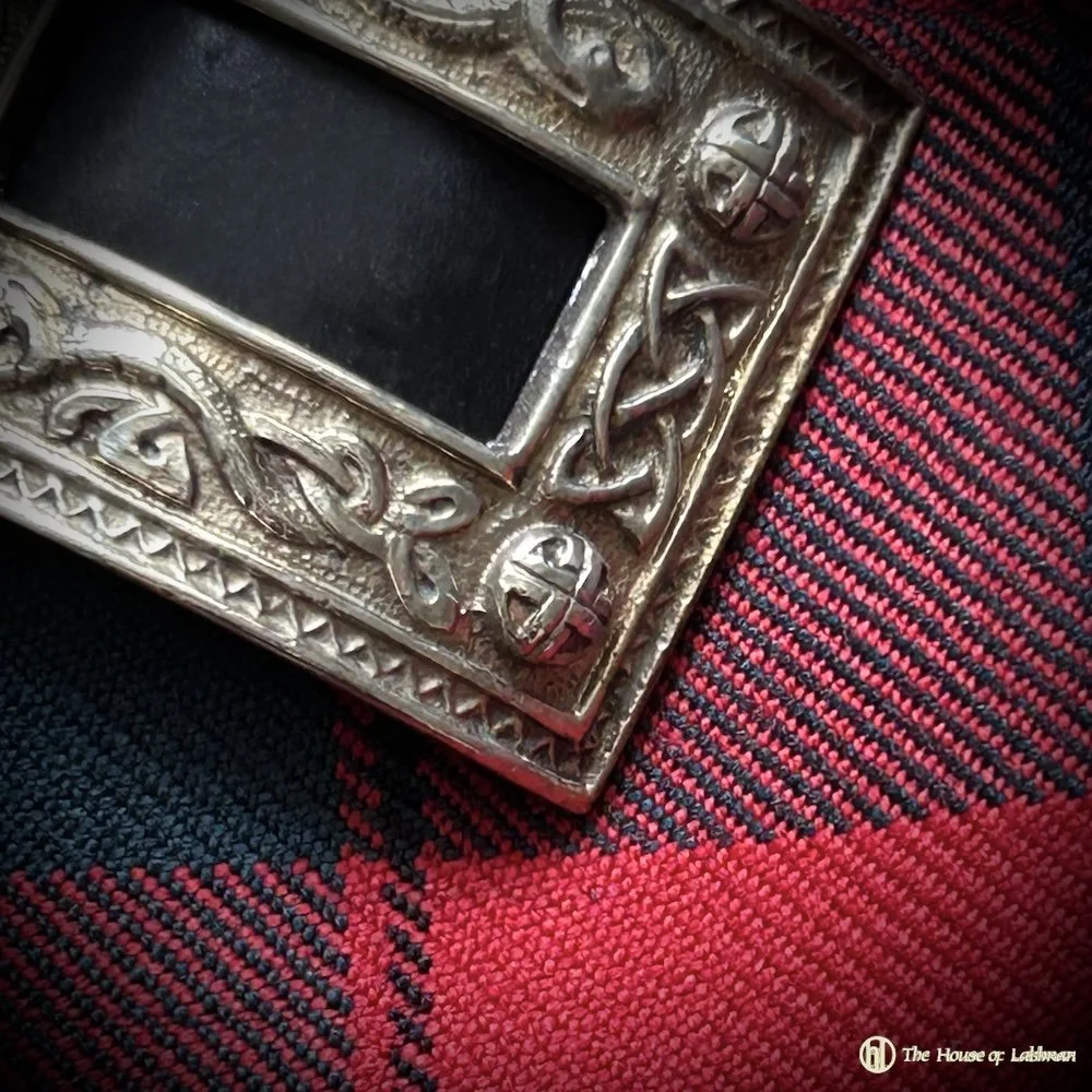 Antique Brogue Celtic Knot Shoe Buckles - Circa 1920 scottish.jpeg