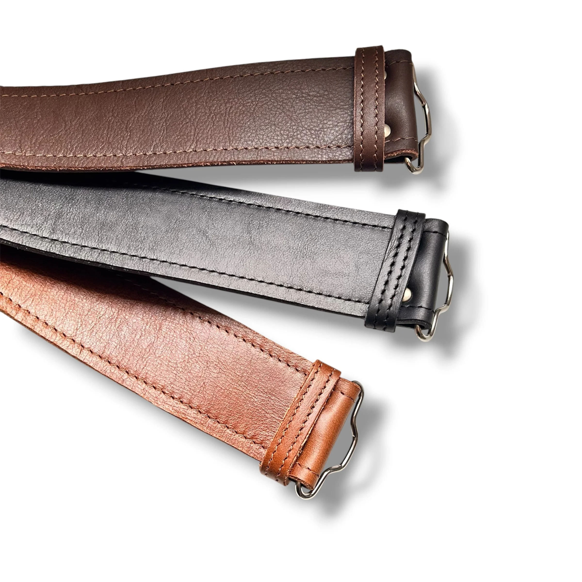 Aged Soft Leather Style Scottish Lined Kilt Belt.jpg