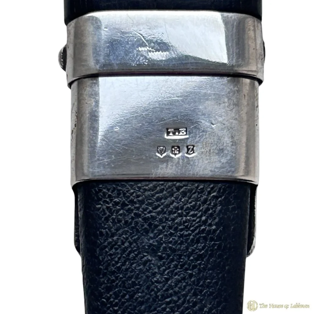 Ebbutt hallmark Vintage 1930 Celtic Knot Silver Sgian Dubh.JPG