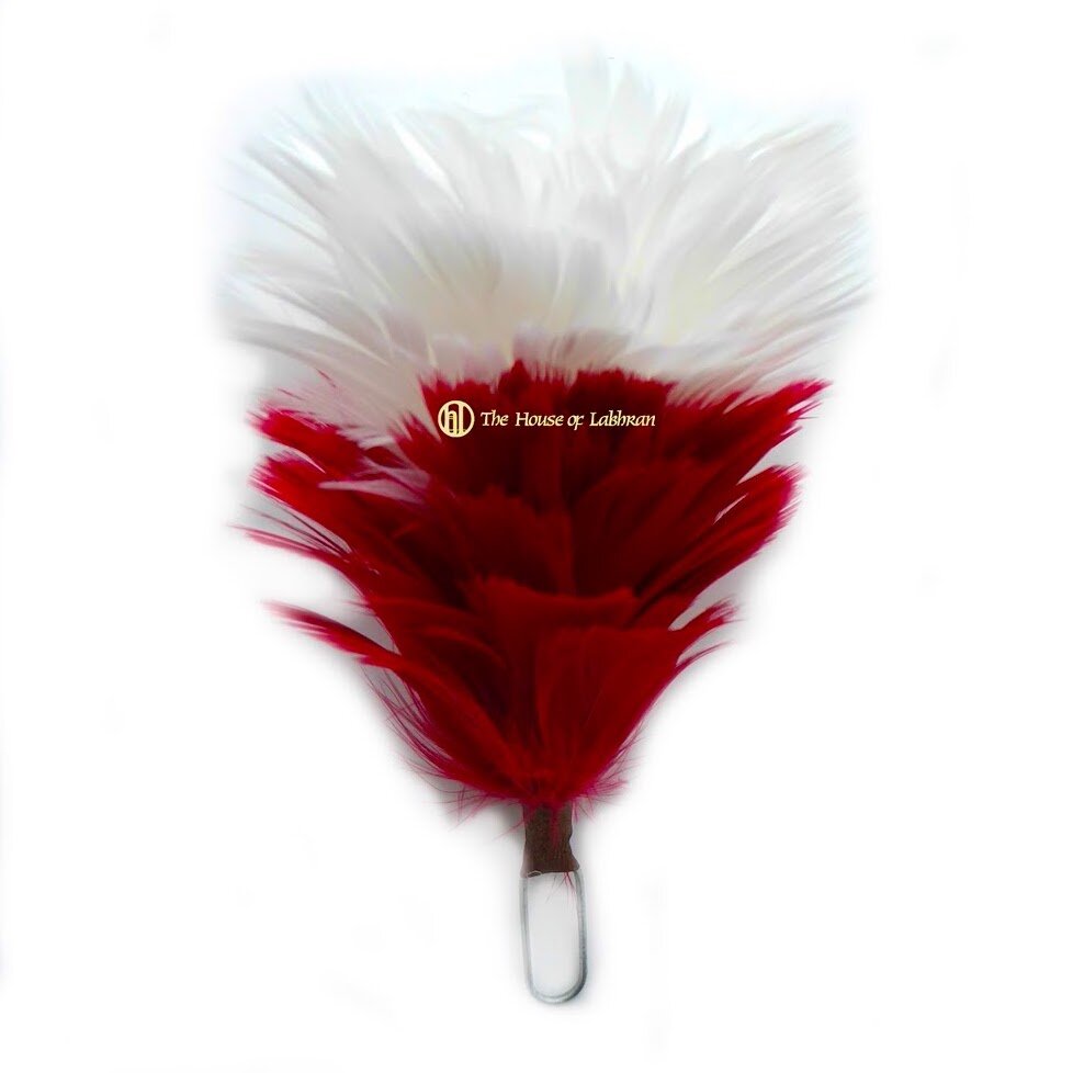 White Feather Hackle 3.5 inch for Scottish Bonnet Hat 