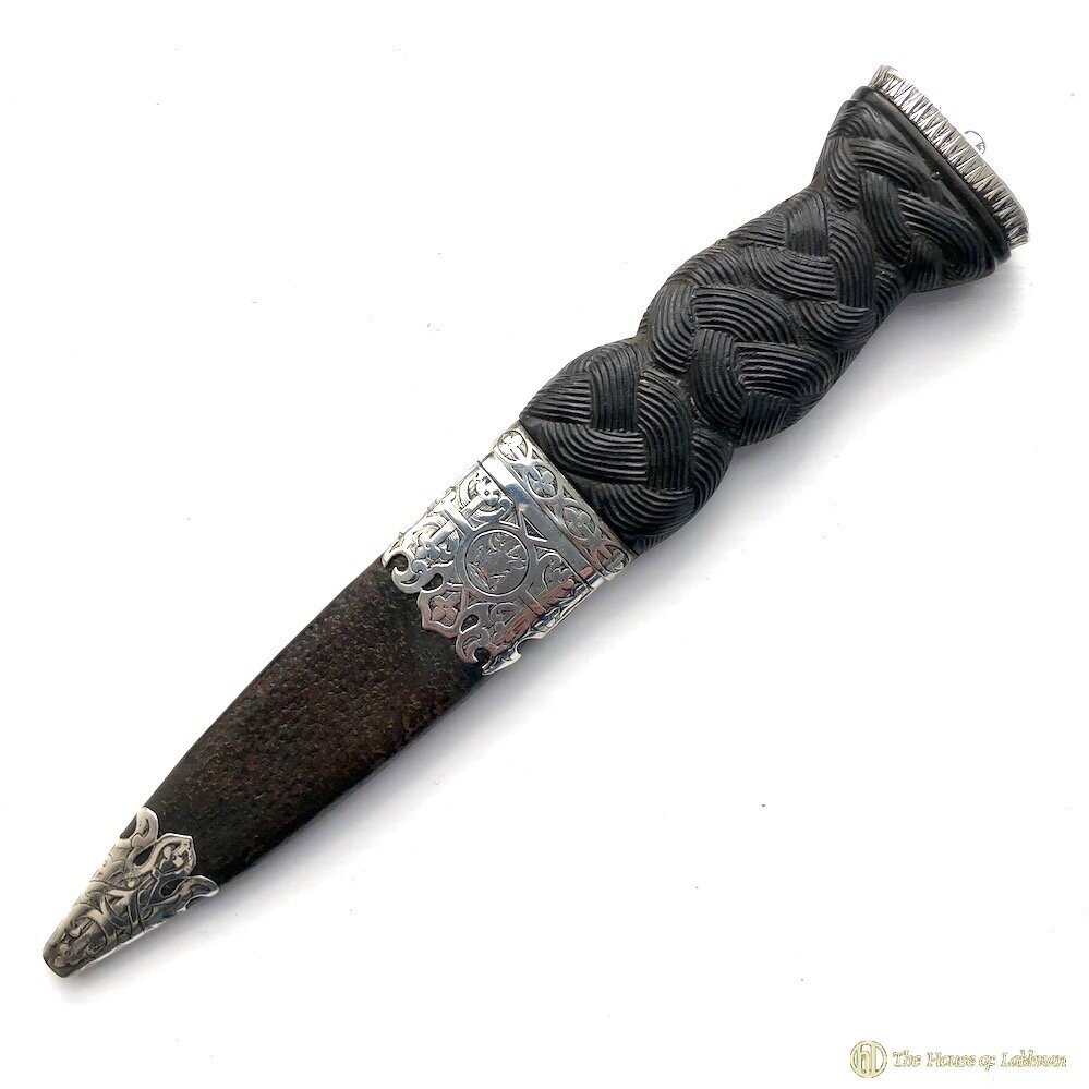 Antique Victorian 1880's Sgian Dubh - Inverness Highland Dress Style