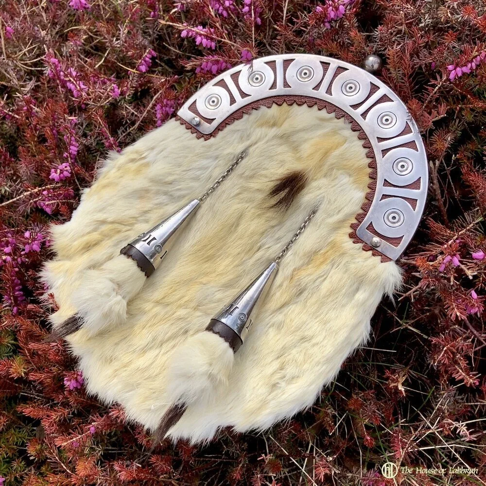 Vintage 1930's Scottish Ermine Dress Sporran 