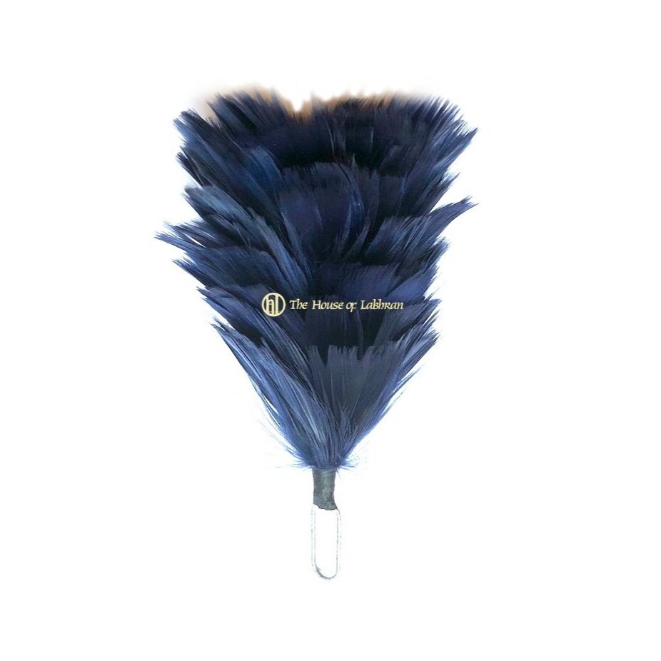 White Feather Hackle 3.5 inch for Scottish Bonnet Hat 