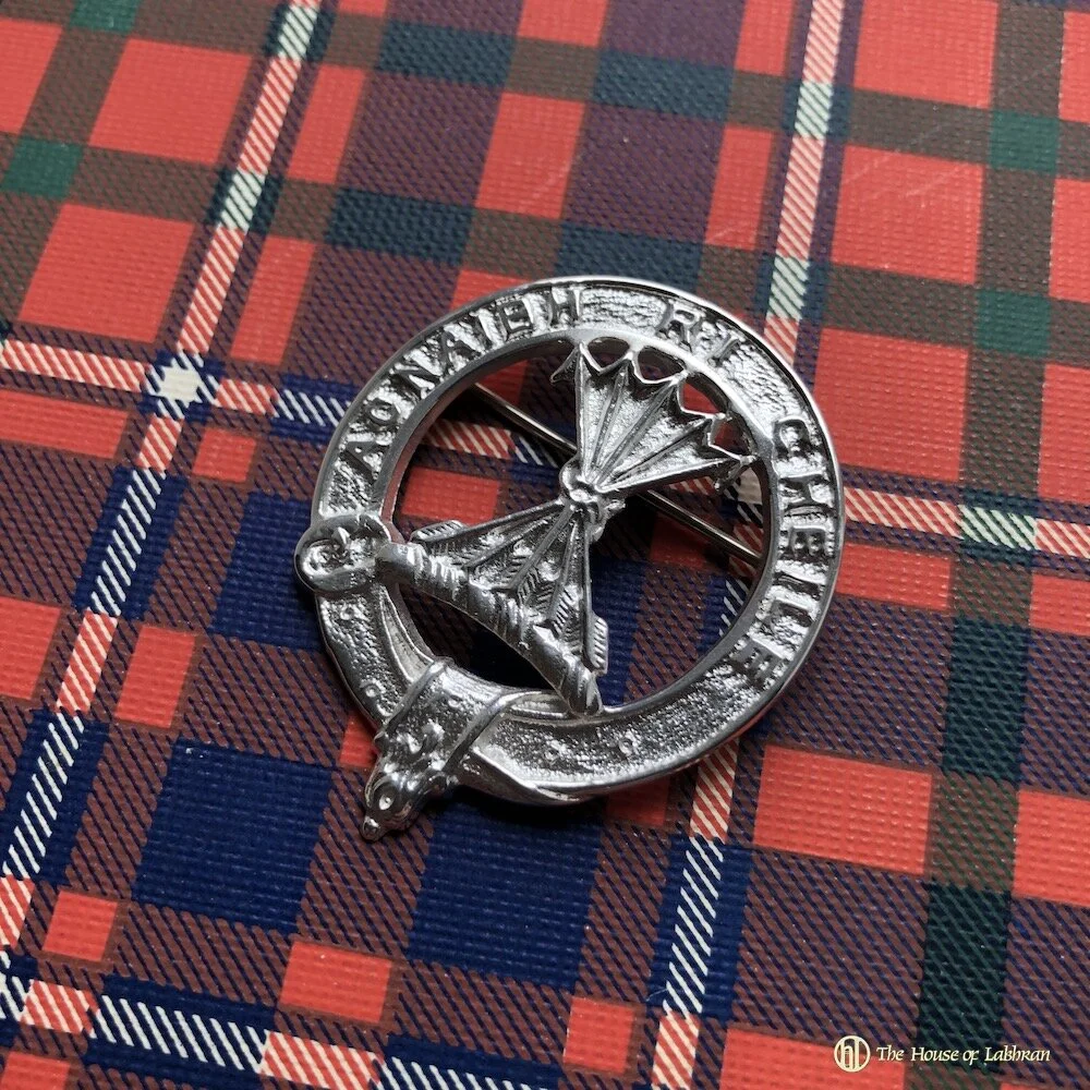 Cameron Clan Crest Sterling Silver Bonnet Badge