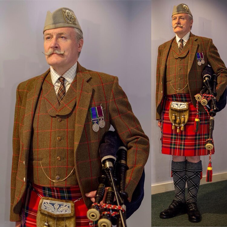 Scottish bespoke Estate tweed kilt jackets and waistcoats made in Scotland in fine Scottish tweed