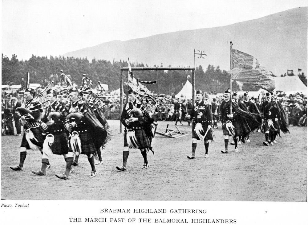 The Balmoral Highlanders - Braemar Gathering 1926
