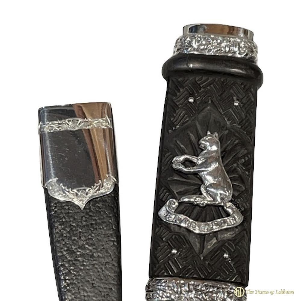 Seaforth Highlanders 5th (Sutherland and Caithness) Battalion Sterling Silver Sgian Dubh