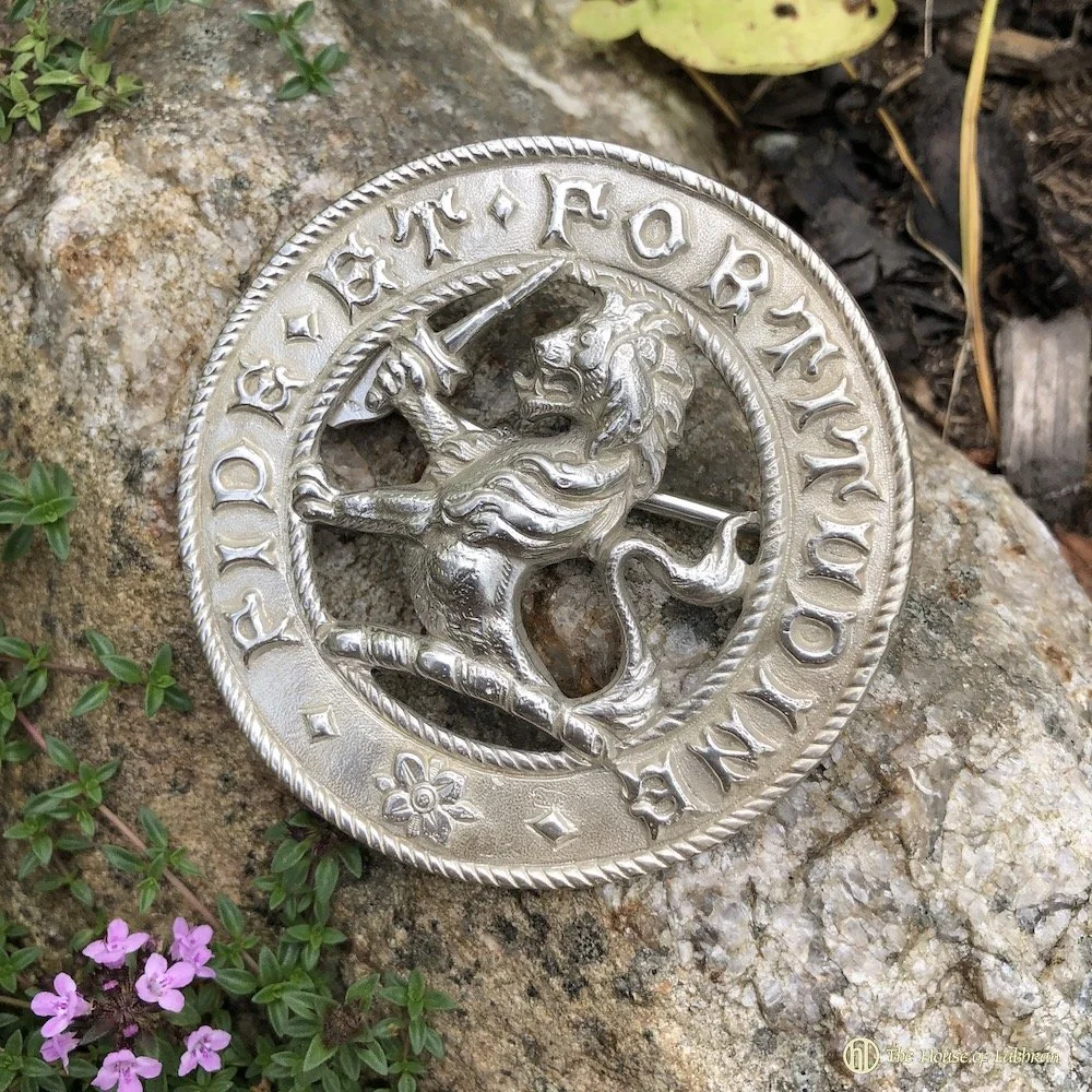 Invercauld Highlanders Victorian Pattern Plaid Brooch