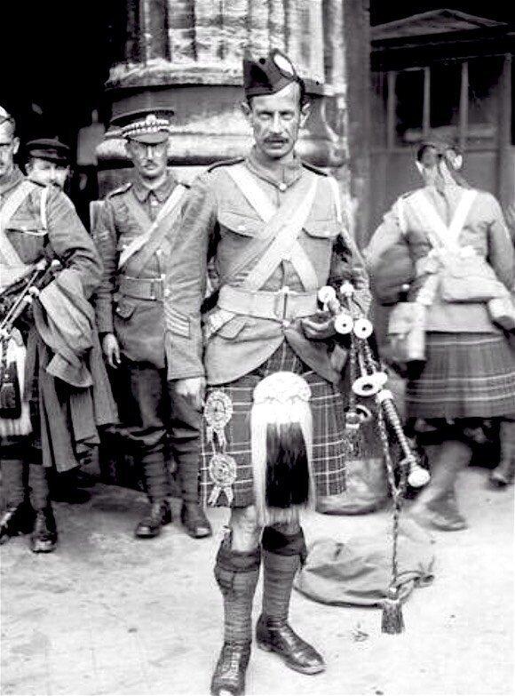 Pipe Major Alec Ross - Scots Guards WW1