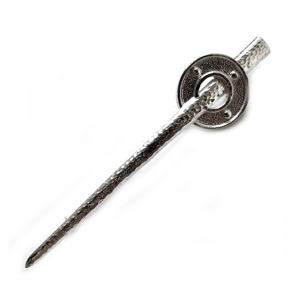 Sterling Silver Targe Kilt Pin