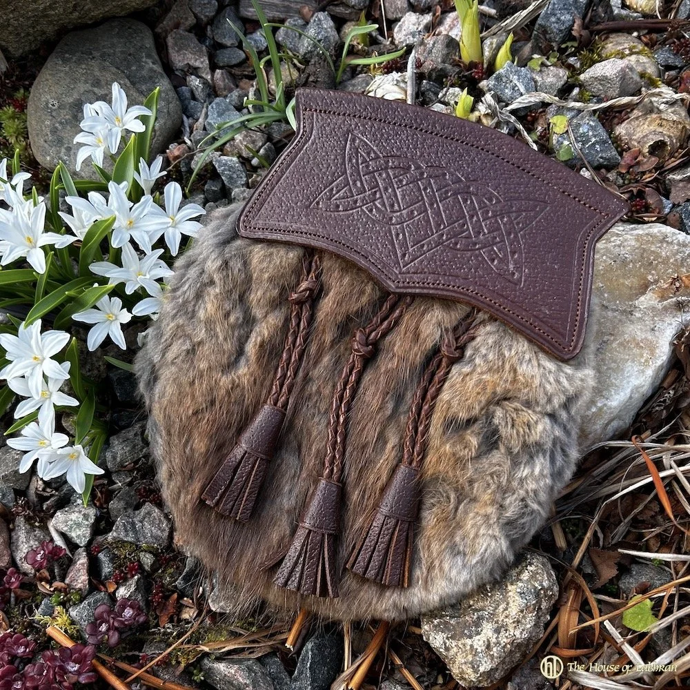 Vintage 1940's R W Forsyth Otter Fur Semi Dress Sporran