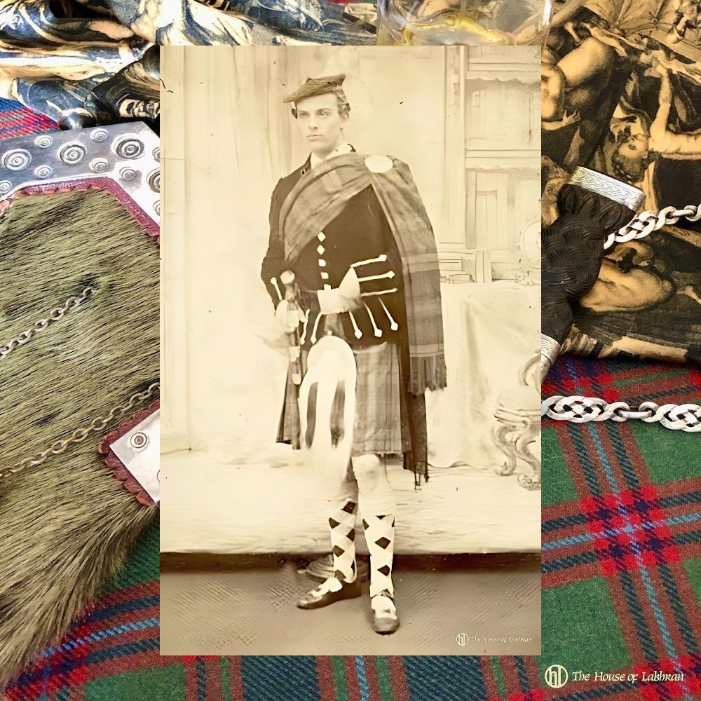 Gentleman circa 1870's in full highland dress