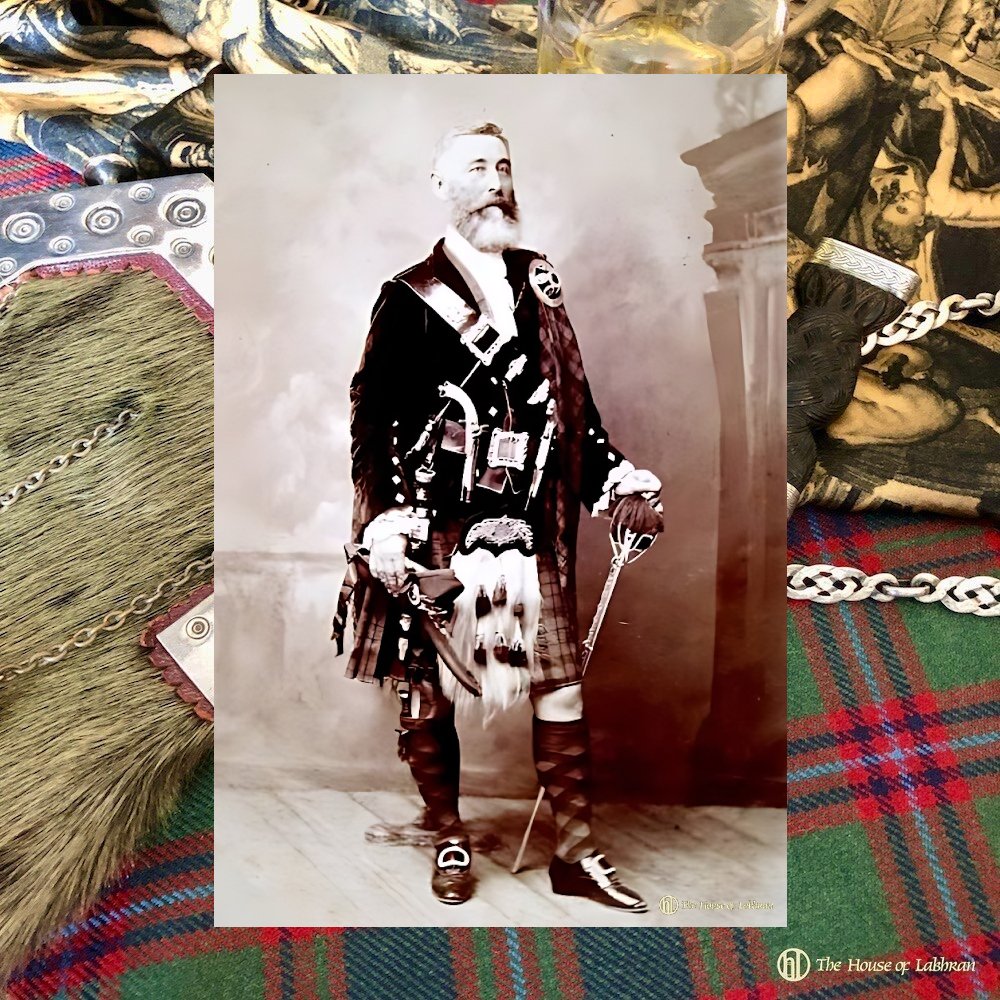 A Highland gentleman circa 1870's in full highland dress