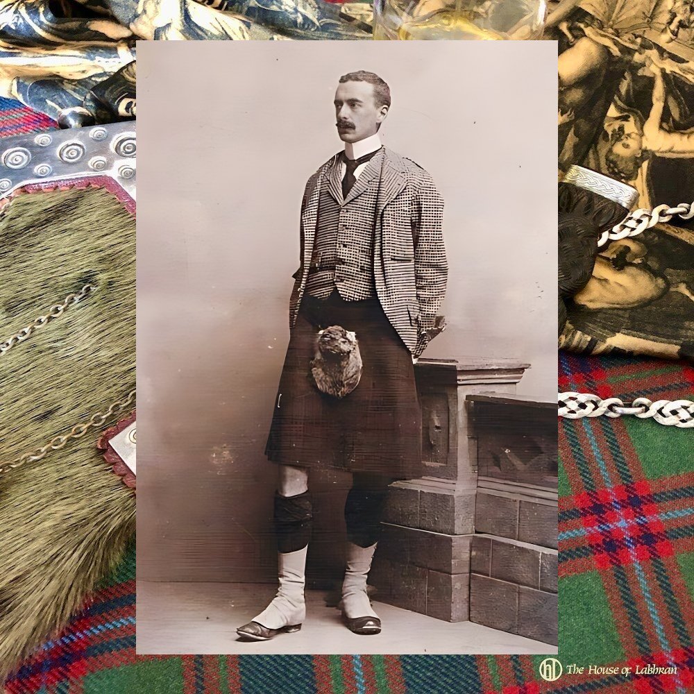 A Victorian studio CDV of a gentleman in Highland country tweed style