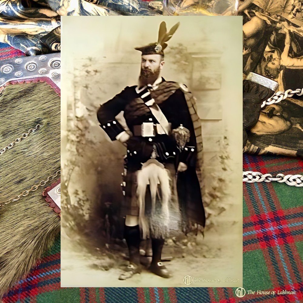 CDV studio photograph of a Highland chief
