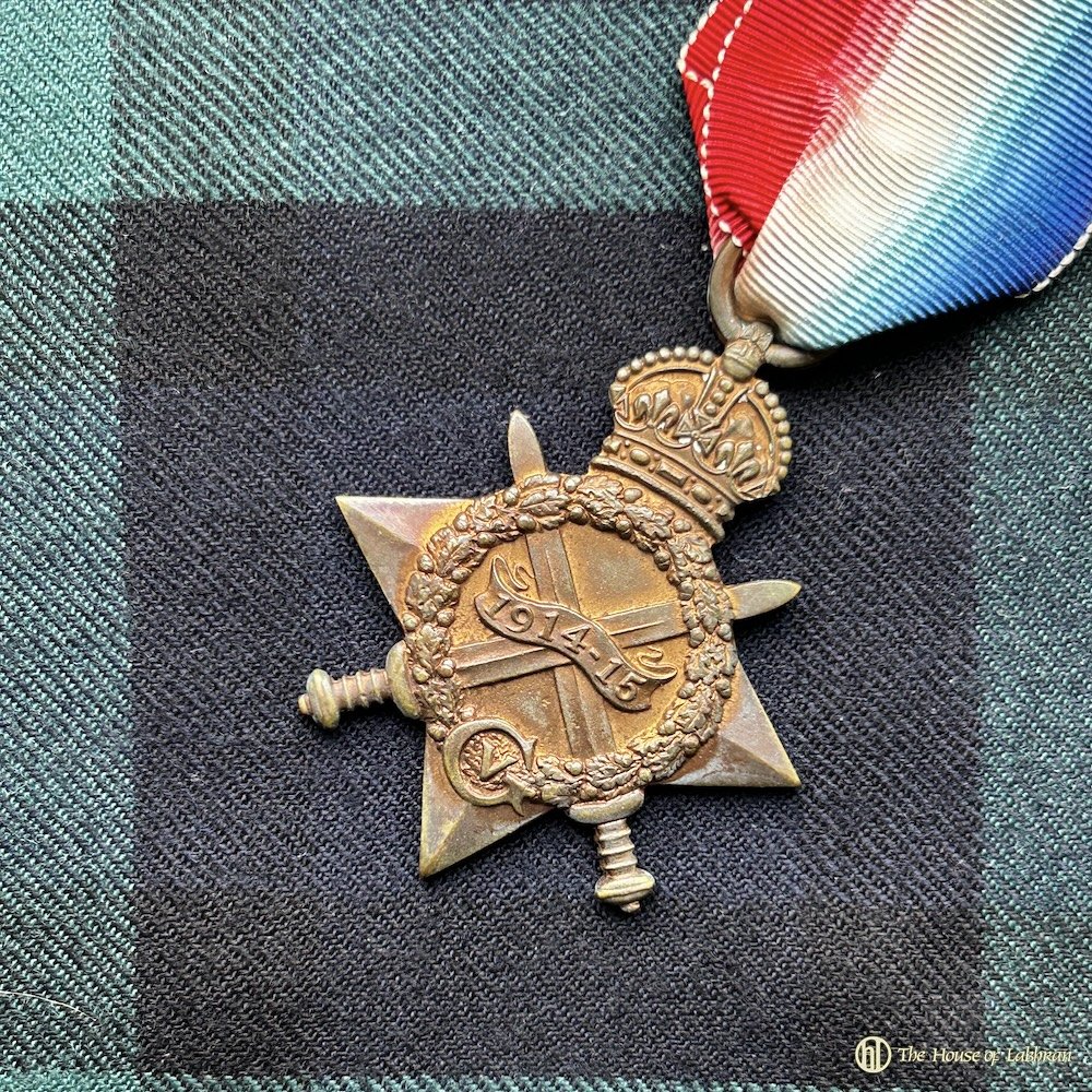 14-15 star WW1 Black Watch ( Royal Highlanders ) OR's Medal Group -  Issued to Private Percy McKay.jpeg