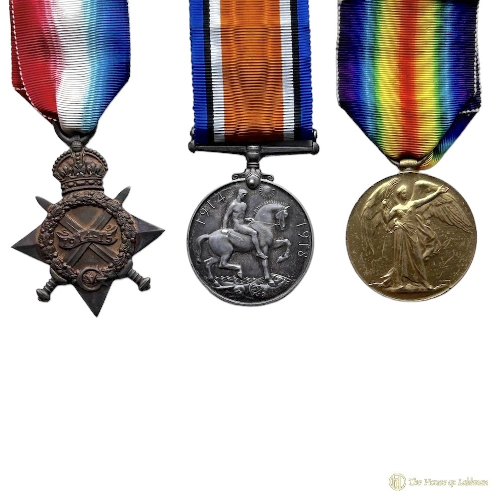 scottish WW1 Black Watch ( Royal Highlanders ) OR's Medal Group -  Issued to Private Percy McKay.jpg