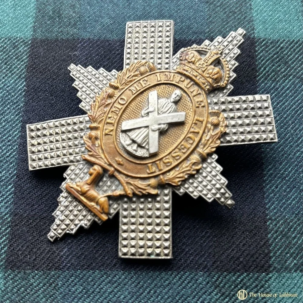 Scottish WW2 Black Watch ( Royal Highlanders ) SNCO Regimental Glengarry Badge.jpeg