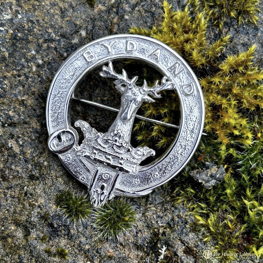 Silver clan badge