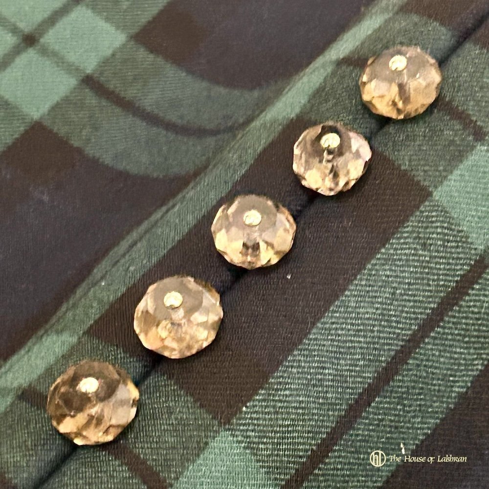 Antique Scottish Cairngorm Waistcoat Buttons