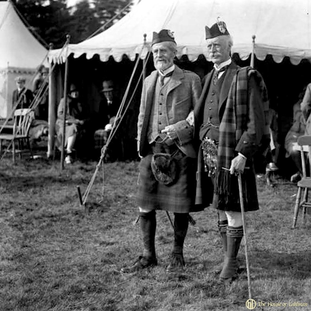 Lord Aberdeen and the Marquess of Huntly . 13th September 1928