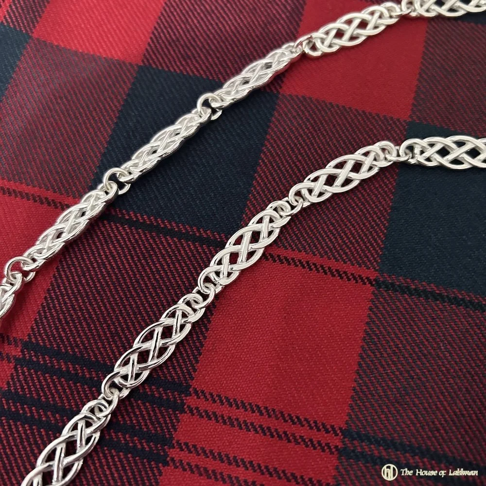 Celtic Silver Sporran Chain