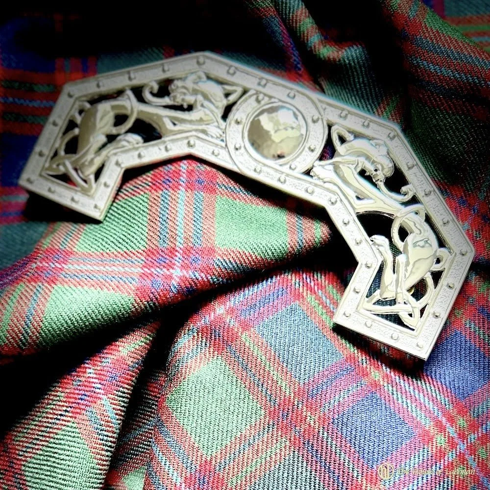 Zoomorphic Silver Sporran Cantle