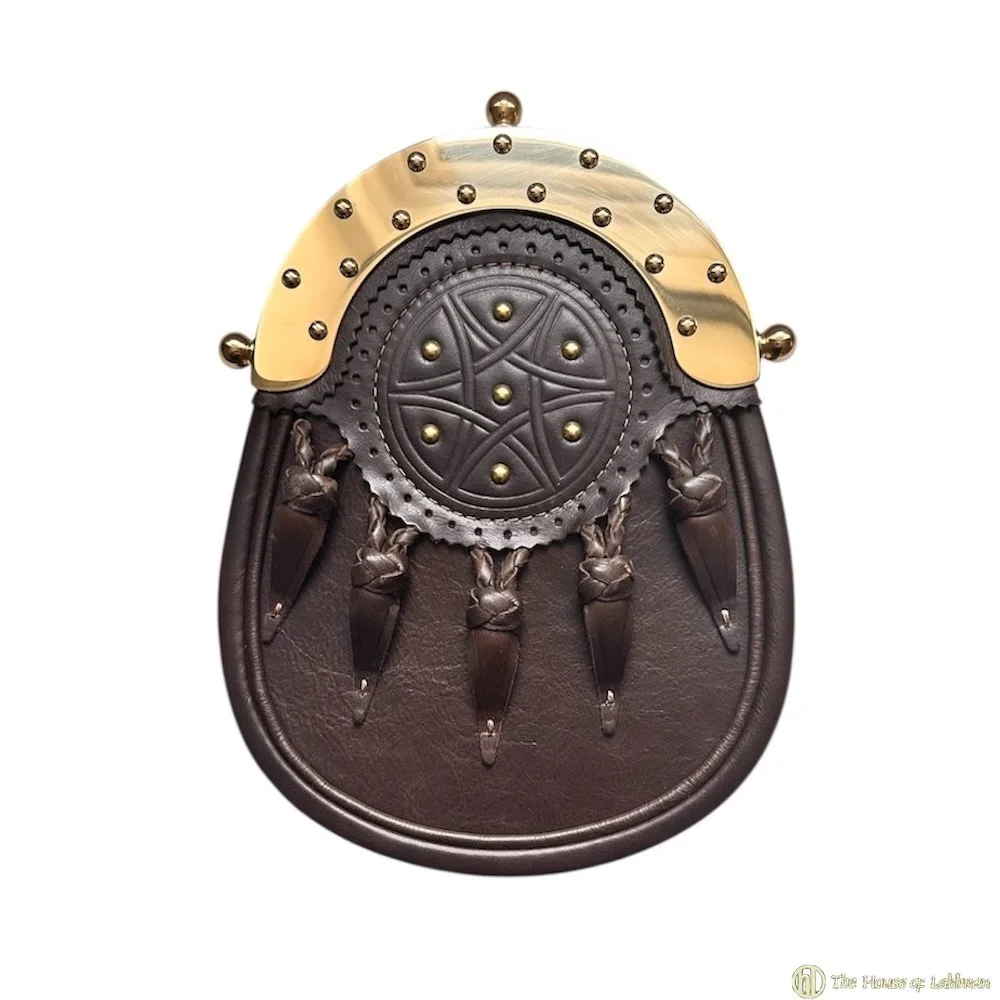 Edwardian Style Brass Cantle Hunting Sporran