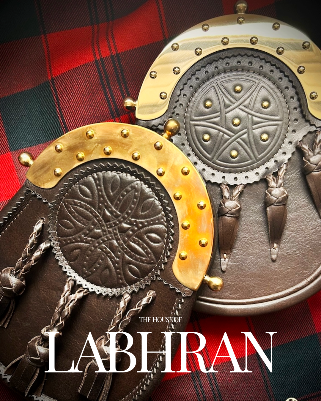 Hand-Crafted Edwardian Style Brass Sporrans