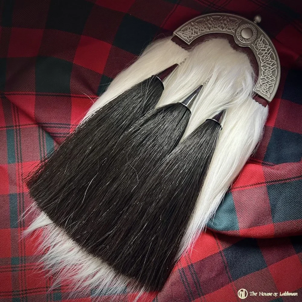 Goat Hair &amp; Horsehair Tassel Dress Sporran 