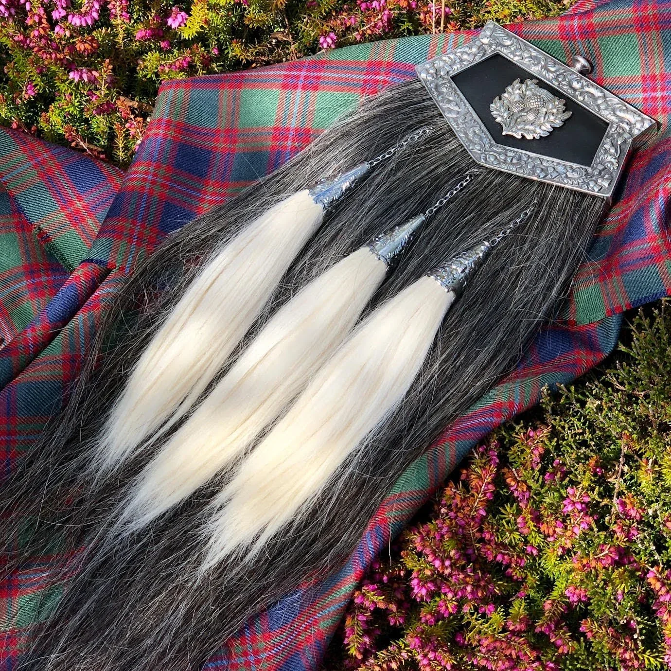 Grey Goat Hair Sporran