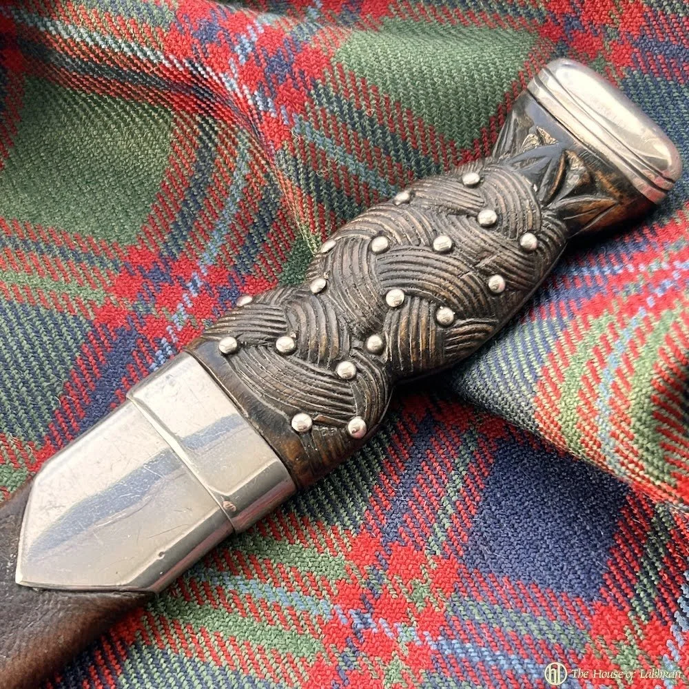 Rare Antique Victorian 1880 - 1906 Inverness Provincial Silver Sgian Dubh.jpeg.jpg