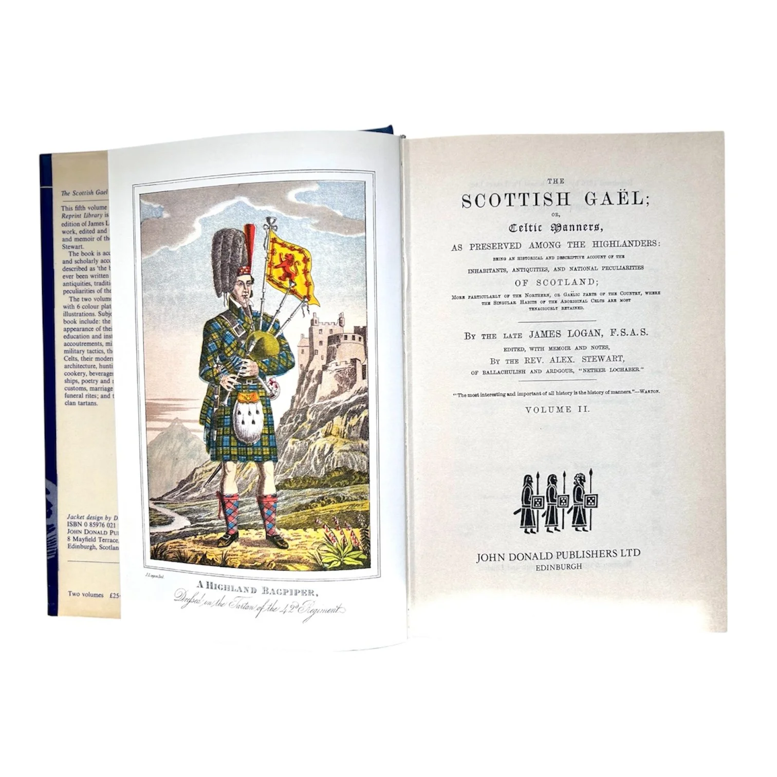 The Scottish Gael - Vol I & 2 James Logan - 1976 Reprint 1876 Edition Highlanders.jpg