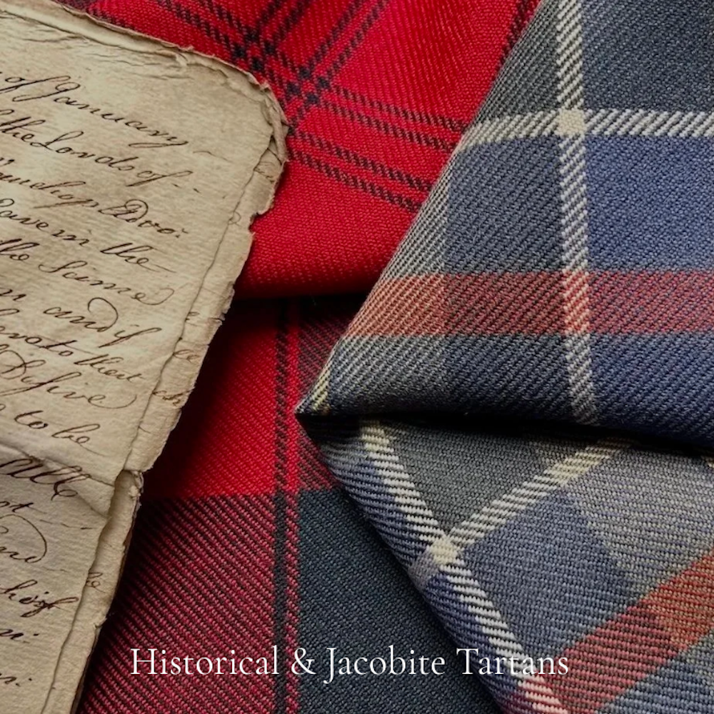 Historical & Jacobite Tartans Cloth for sale
