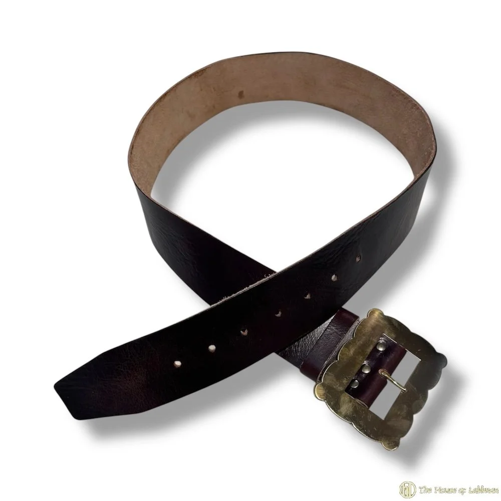 Brass Scalloped Kilt Buckle & Belt.jpg (Copy) (Copy)