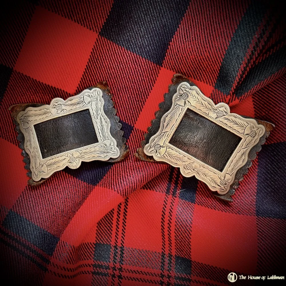 Antique Scottish 1900's Brogue Engraved Shoe Buckles.jpeg