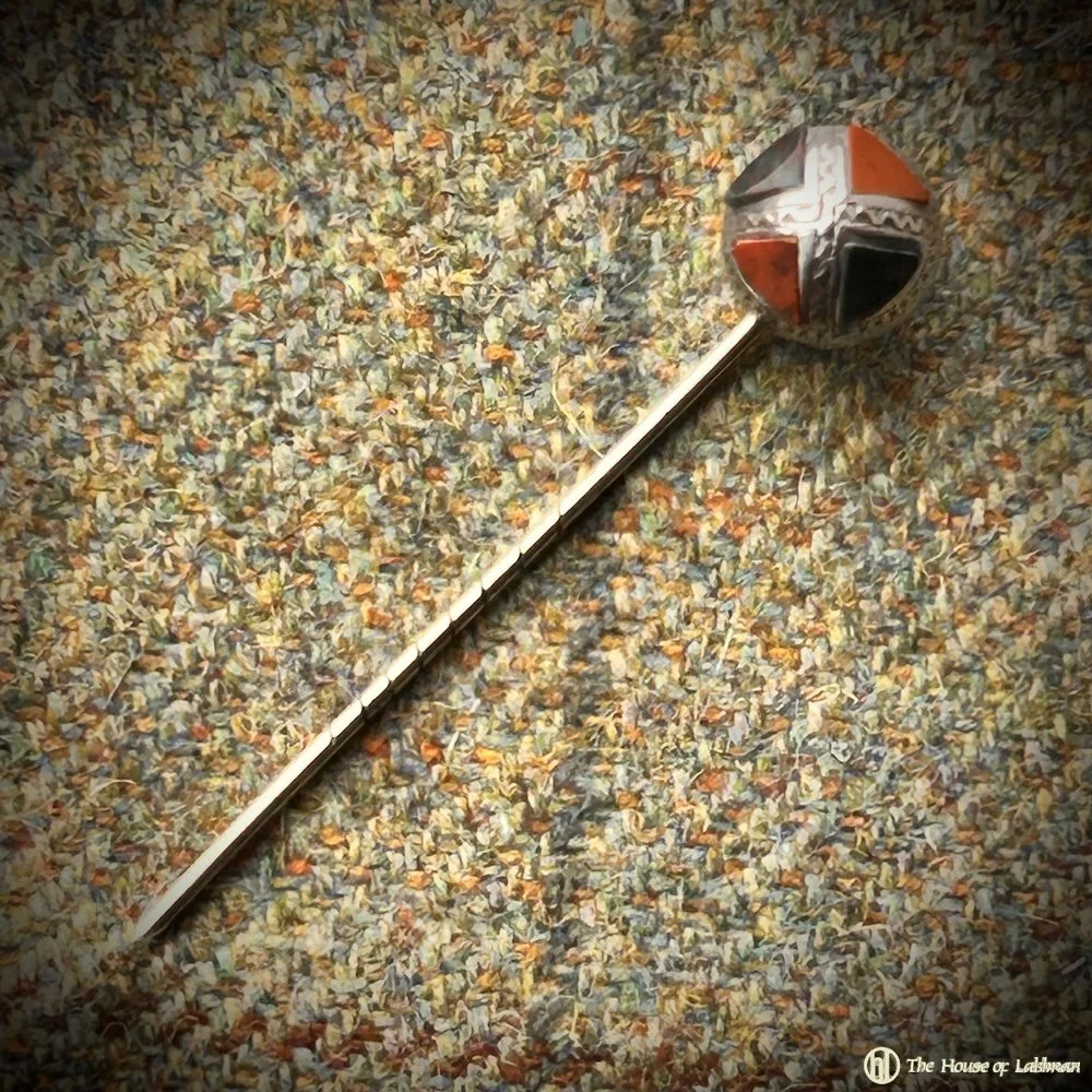 Victorian Antique Agate Tie - Lapel Stick Pin Scottish.jpeg