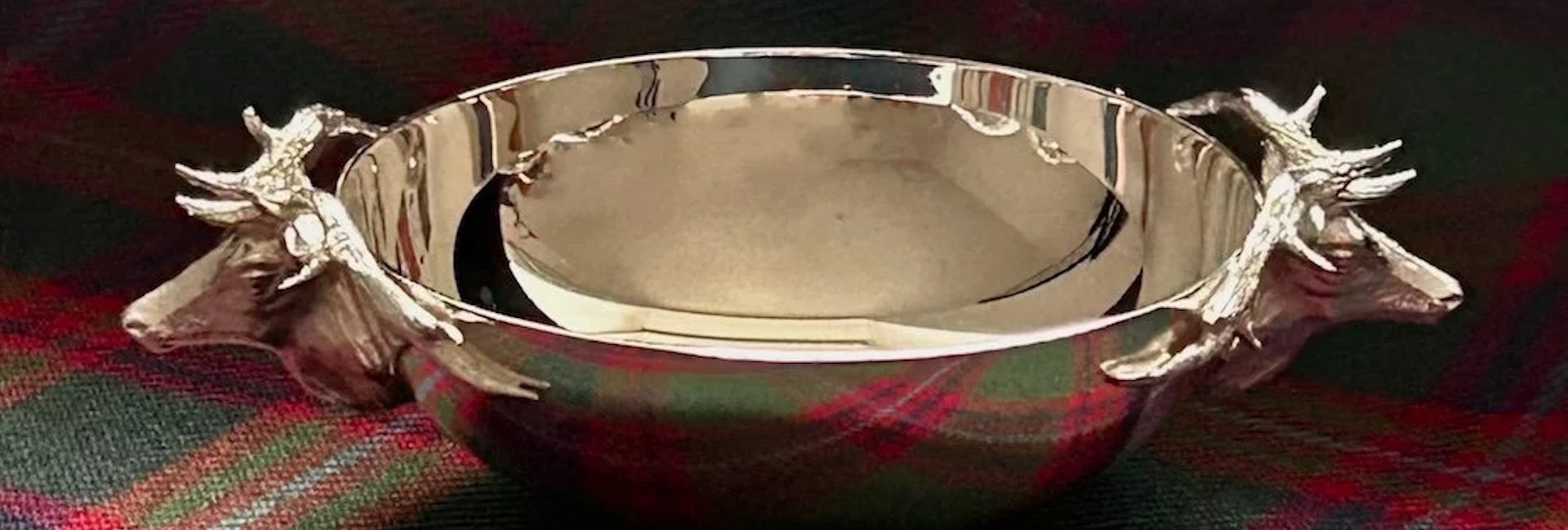 Scottish silver whisky quaich for sale