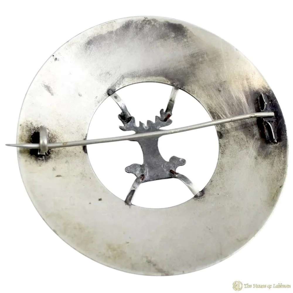 back WW1 Gordon Highlanders Volunteer Battalion Plaid Brooch.JPG