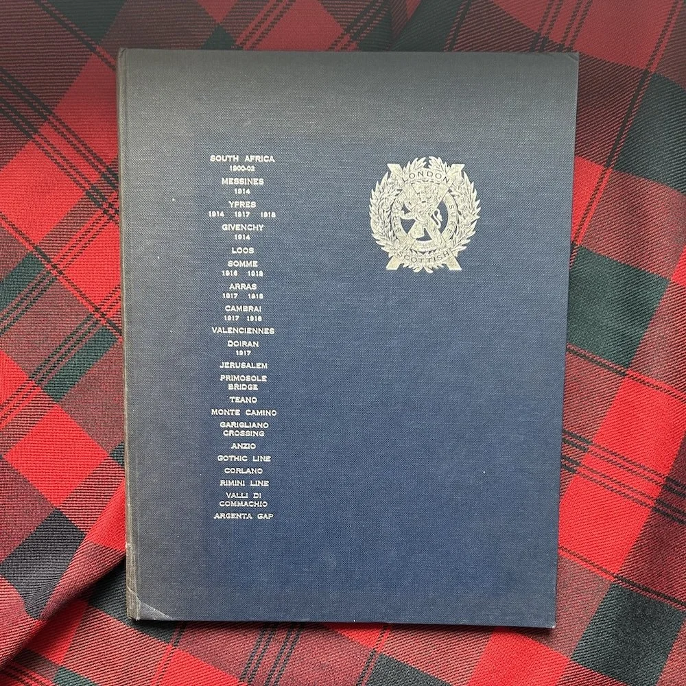 tartan London Scottish Regimental Book.jpeg