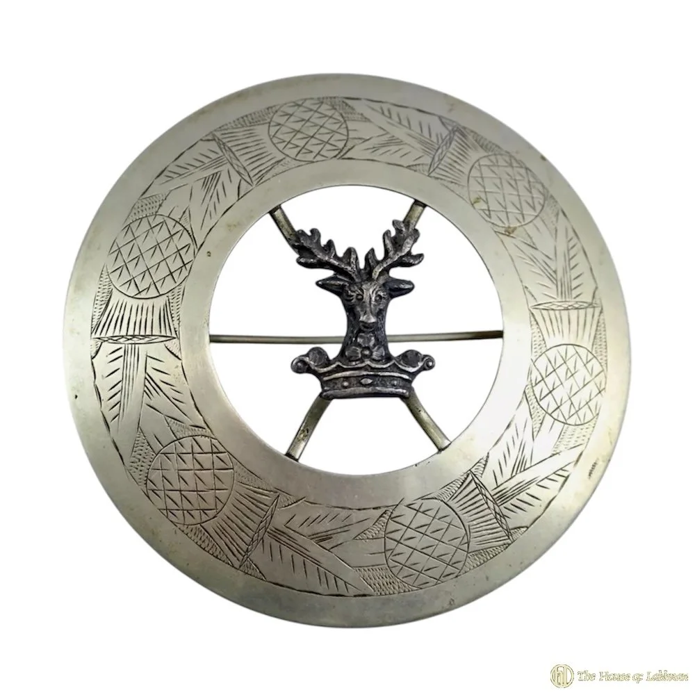 WW1 Gordon Highlanders Volunteer Battalion Plaid Brooch.JPG