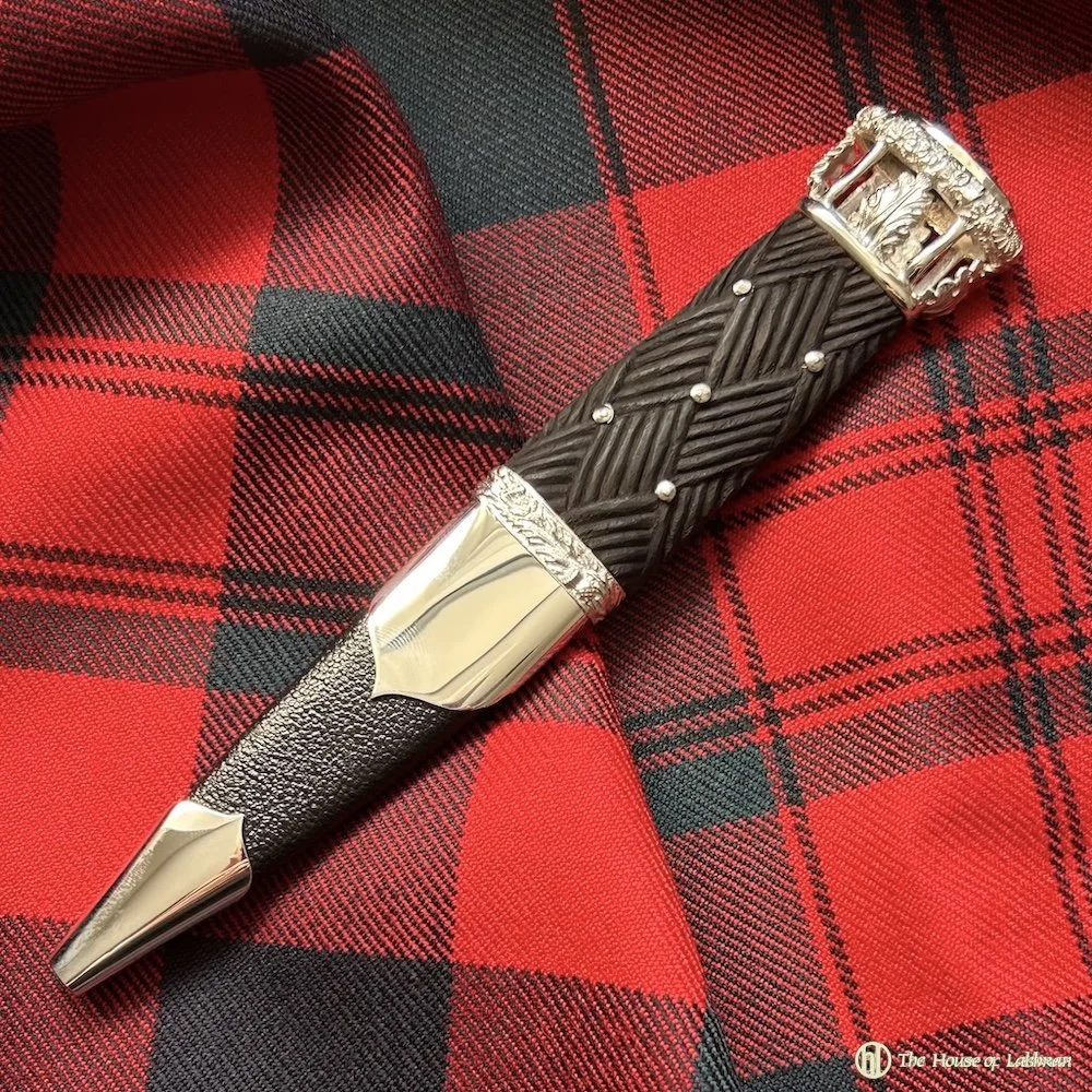 Silver Gordon Highlanders Regimental Sgian Dubh, a collectible reflecting Johnny Depp's interest in historic artifacts, illustrating the type of high‑value personal assets that contribute to his net worth.